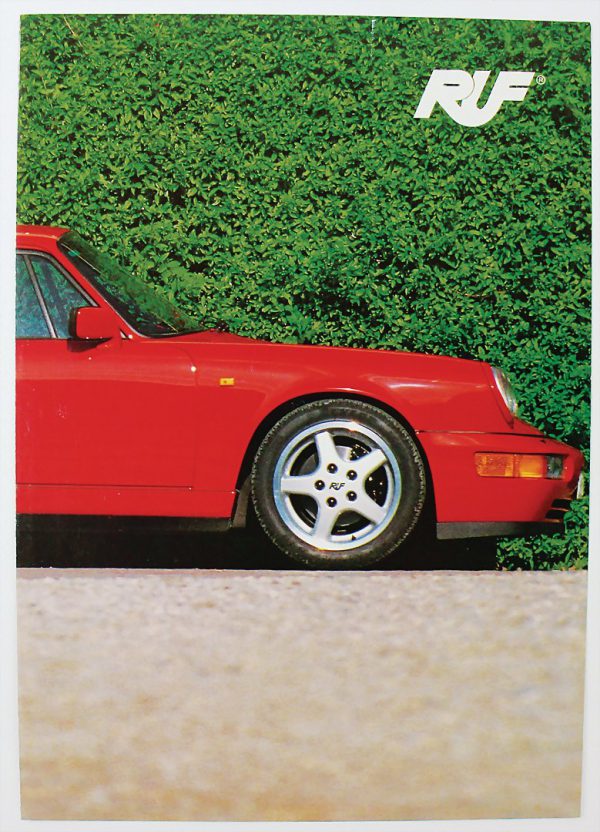 1990 RUF Porsche 911 Carrera 2/4 brochure