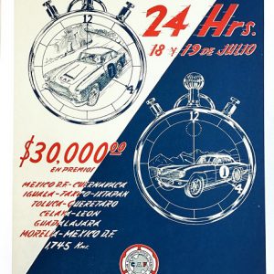 1964 III Rally 24 horas event poster