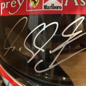 1998 Ferrari Michael Schumacher Official Bell replica helmet signed