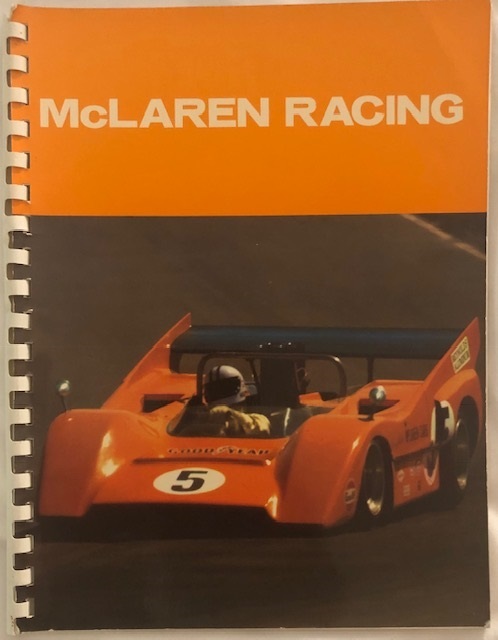1972 McLaren Racing booklet