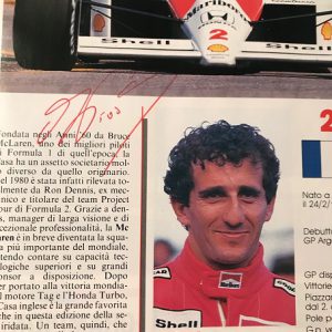 1989 San Marino GP at Imola program signed by Senna ++