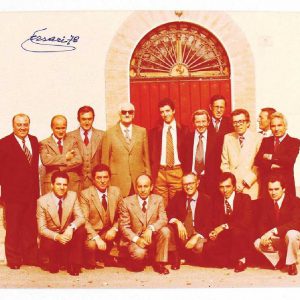 1978 Enzo Ferrari signed group photo