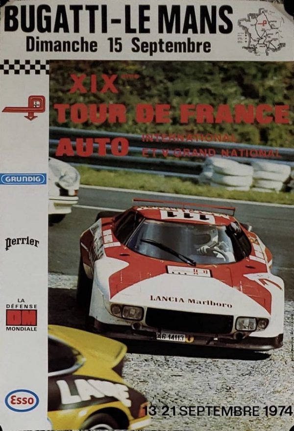 1974 Tour de France event poster