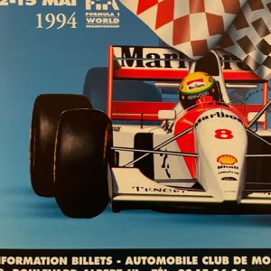 1994 Monaco GP original poster