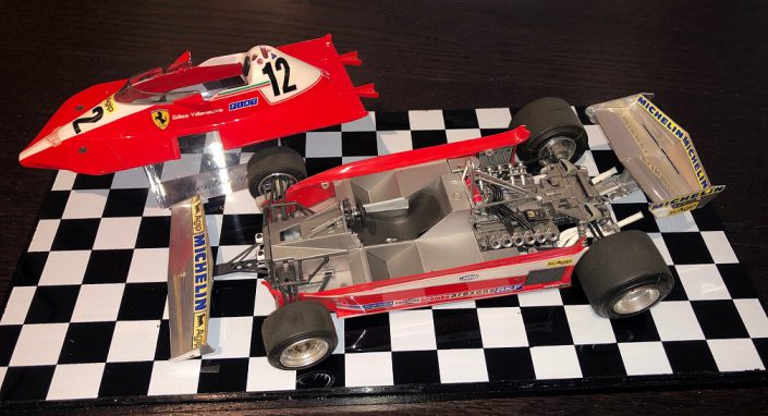 IXO 1/24 - Ferrari 312 T3 1978 #1 Pilotée Par Gilles Villeneuve - Voiture De Sport Miniature