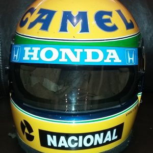 1987 Ayrton Senna Lotus helmet