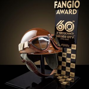1955-7 Juan Manuel Fangio replica helmet