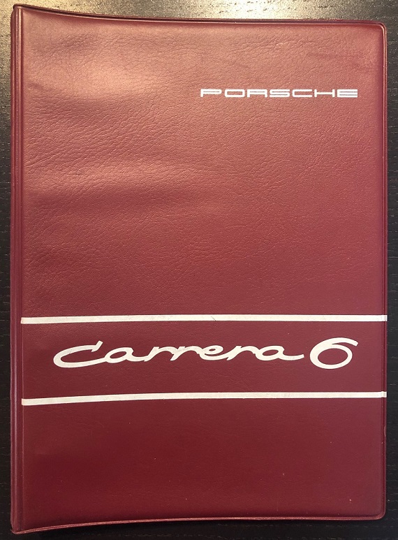 Collector Studio - Fine Automotive Memorabilia - 1966 Porsche 906 'Carrera 6'  factory owner's manual