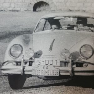 1957 Porsche Internationale Erfogle poster