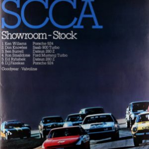 1980 Porsche Factory SCCA showroom stock poster