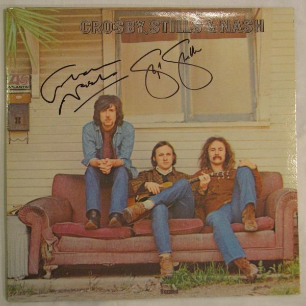 1969 Crosby Stills & Nash signed album