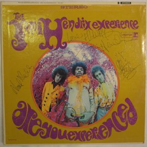 1967 Jimi Hendrix Are You Experienced signed album