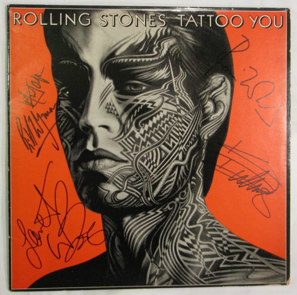 1981 Rolling Stones Tattoo You signed album