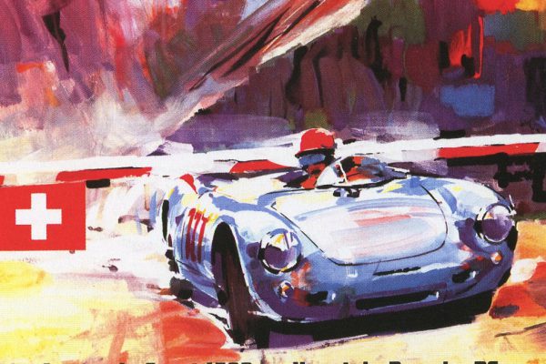 Collector Studio - Fine Automotive Memorabilia - 1956 Grand Prix Suisse  Porsche poster