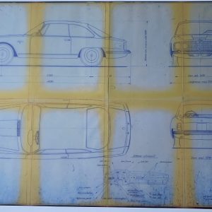 1961 Alfa Romeo 2600 Coupe blueprint