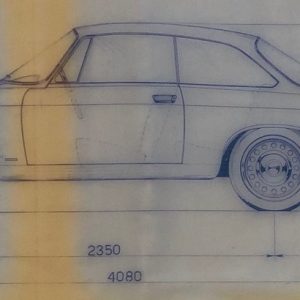 1962 Alfa Romeo Giulia Sprint blueprint