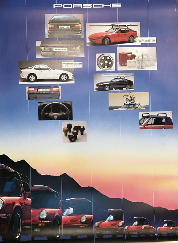 1985 Porsche Genuine Accessories factory poster