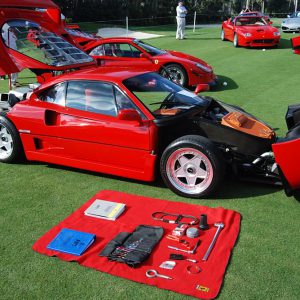 1990-1 Ferrari F40 USA complete pouch