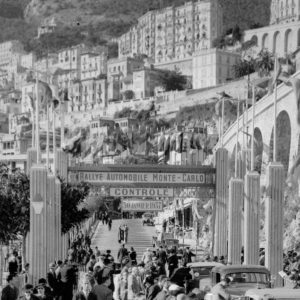 Drivers of a rally arrive at the finish in Monte Carlo. Monaco. January 31st 1937.  (Photo by Austrian Archives (S)