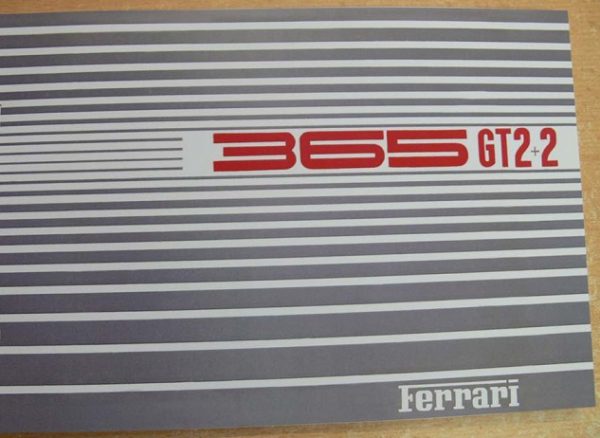 1969 Ferrari 365 GT 2+2 spare parts manual