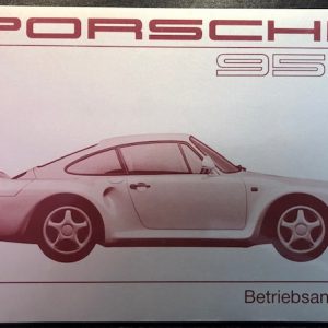 1987 Porsche 959 owner's manual