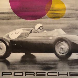1960 Porsche Targa Florio / Aintree 200 celebration poster