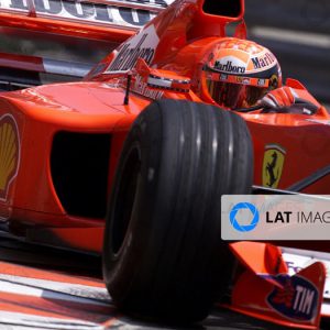2000 Monaco GP original poster signed by Schumacher