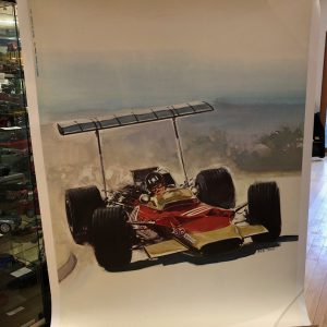 1968 Graham Hill STP Lotus poster