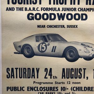1963 Goodwood Tourist Trophy (TT) poster