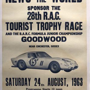 1963 Goodwood Tourist Trophy (TT) poster