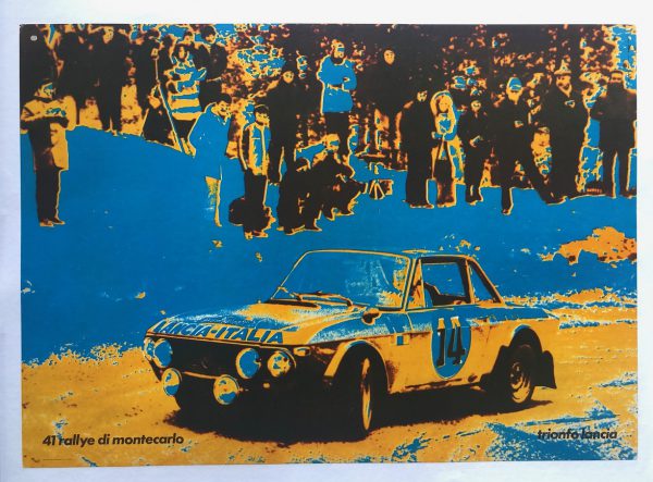 1972 ‘Trionfo Lancia’ 41st Rallye di Montecarlo poster