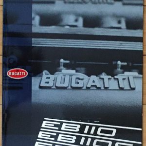 1992 Bugatti EB110 deluxe brochure