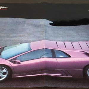 1993 Lamborghini Diablo SE30 brochure poster