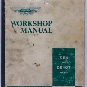 1960 Aston Martin DB4 / DB4 GT workshop manual