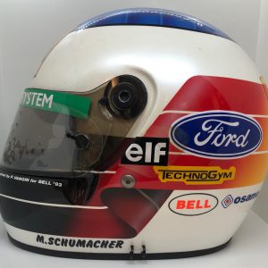 1993 Michael Schumacher Benetton race helmet signed