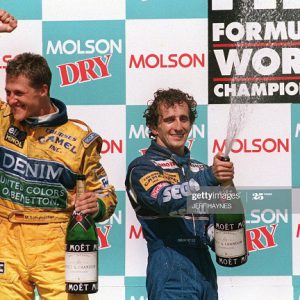 1993 Michael Schumacher Benetton race helmet signed