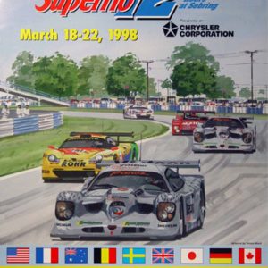 1998 Sebring 12 hr event poster