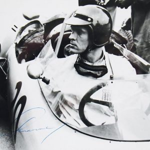 1961 Porsche Dan Gurney signed photo