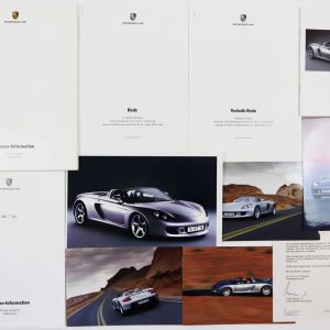 2003 Porsche Carrera GT 'World Debut' Press Kit assortment