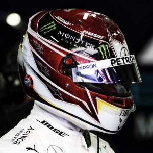 2019 Lewis Hamilton Mercedes official Bell signed replica helmet