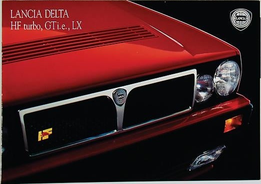 1992 Lancia Delta HF Turbo, GTi.e.  LX sales brochure