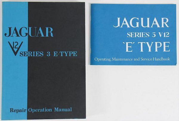 1971-74 Jaguar V12 E-Type Series III manuals