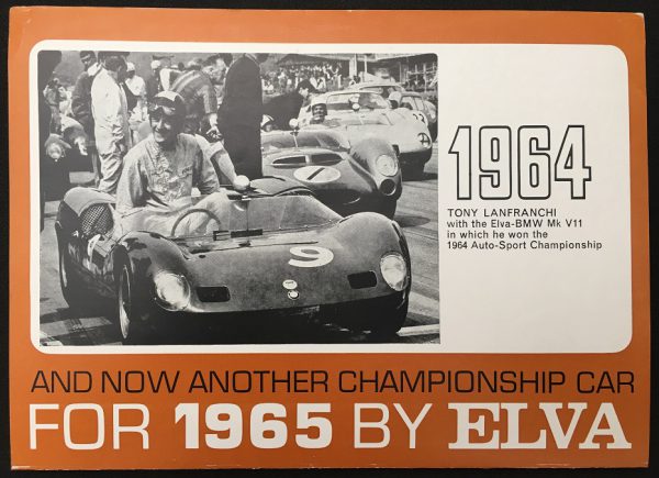 1965 McLaren Elva brochure