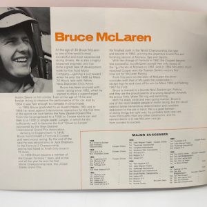 1968 McLaren Racing brochure