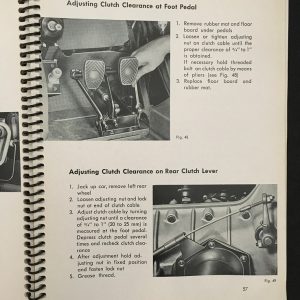 1956 Porsche 356 A manual with pouch