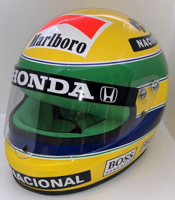 1990 Ayrton Senna replica helmet