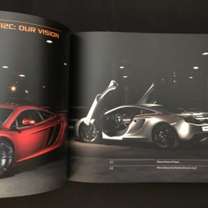 2011 McLaren MP4-12C Owner's Manual and Book