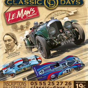 2019 Bentley Le Mans Classic poster