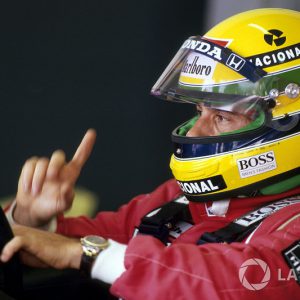 1990 Ayrton Senna replica helmet