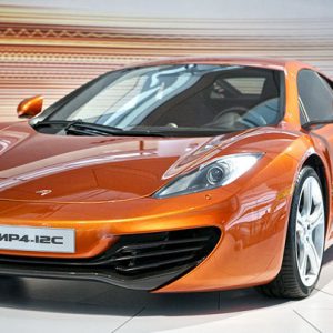 The launch of the McLaren MP4-12C at the McLaren Technology Centre, Woking, England on March 18 2010.